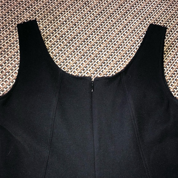 🖤NEW! Calvin Klein Classic Black Sleeveless Mid Length Dress LBD Size 4 - Picture 11 of 14